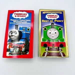 2 Thomas and Friends VHS Tapes “Percy & Christmas”